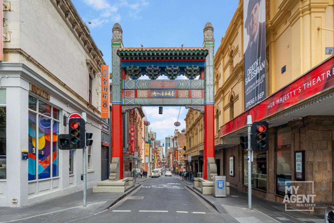 Melbourne Bourke Street Bliss Lägenhet Exteriör bild