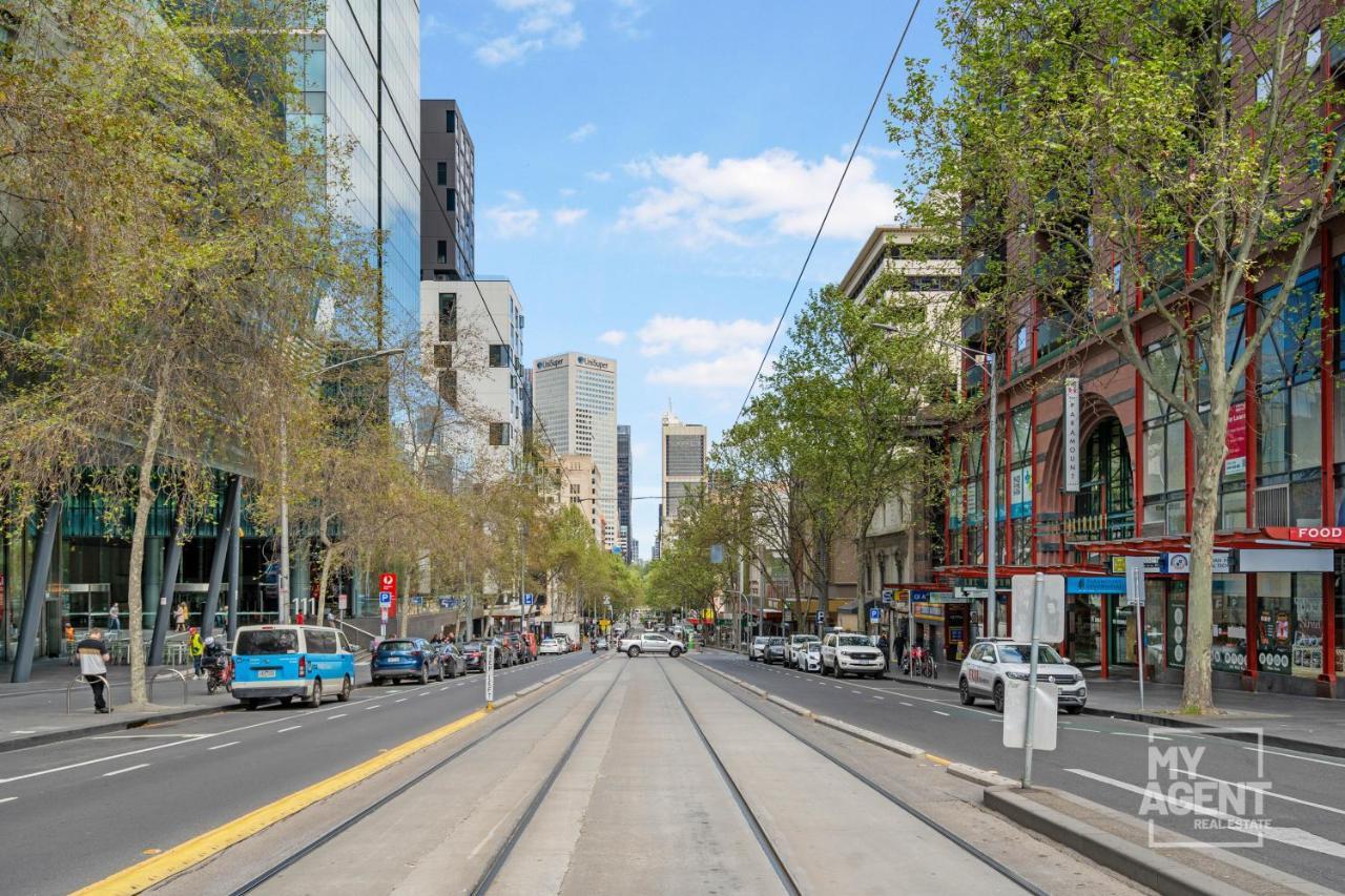 Melbourne Bourke Street Bliss Lägenhet Exteriör bild